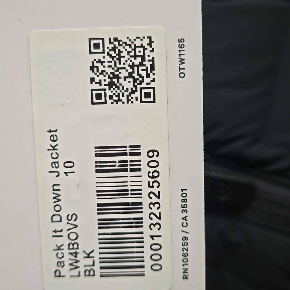 NWT Lululemon Pack It Down Jacket - Picture 5 of 8